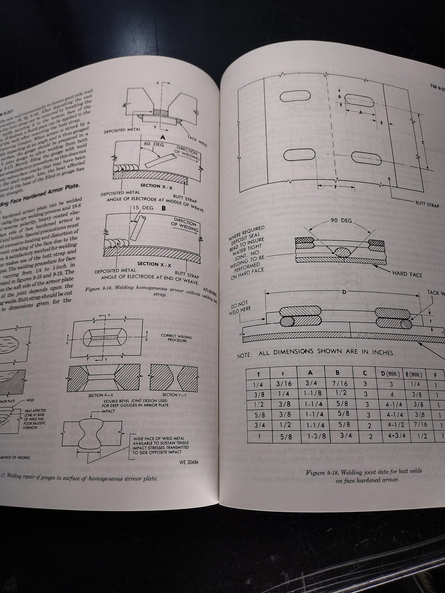 US Army Welding Theory And Application Ephemera Pamphlet Booklet (1976 TM 9-237)