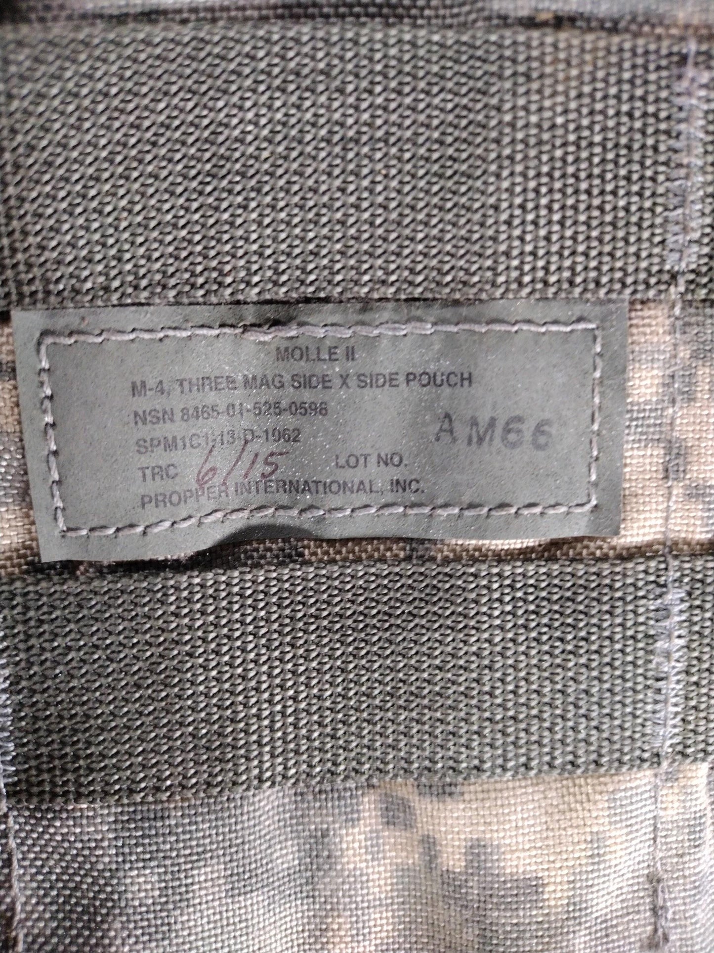 Used US Army Issued 3 Magazine MOLLE Pouch Digital Camo | FREE Us Shipping!