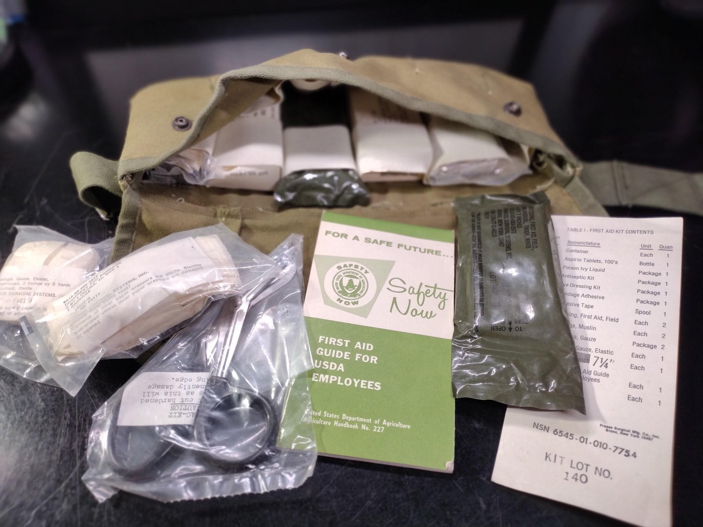 Military First Aid Pouch Kit Belt With Supplies | FREE US Shipping!