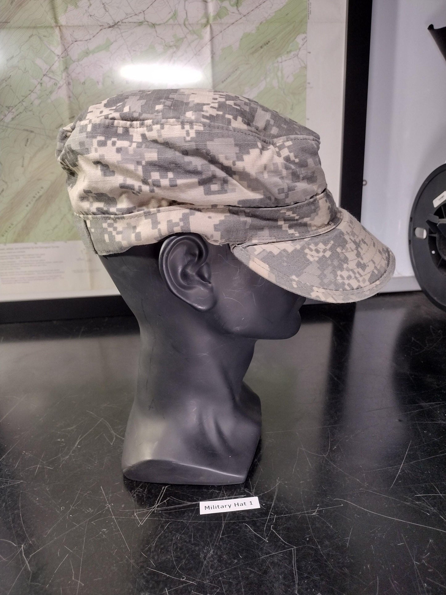 US Army Digital Camo Patrol Cap Ripstop (Size: 7 3/8) | FREE US Shipping!