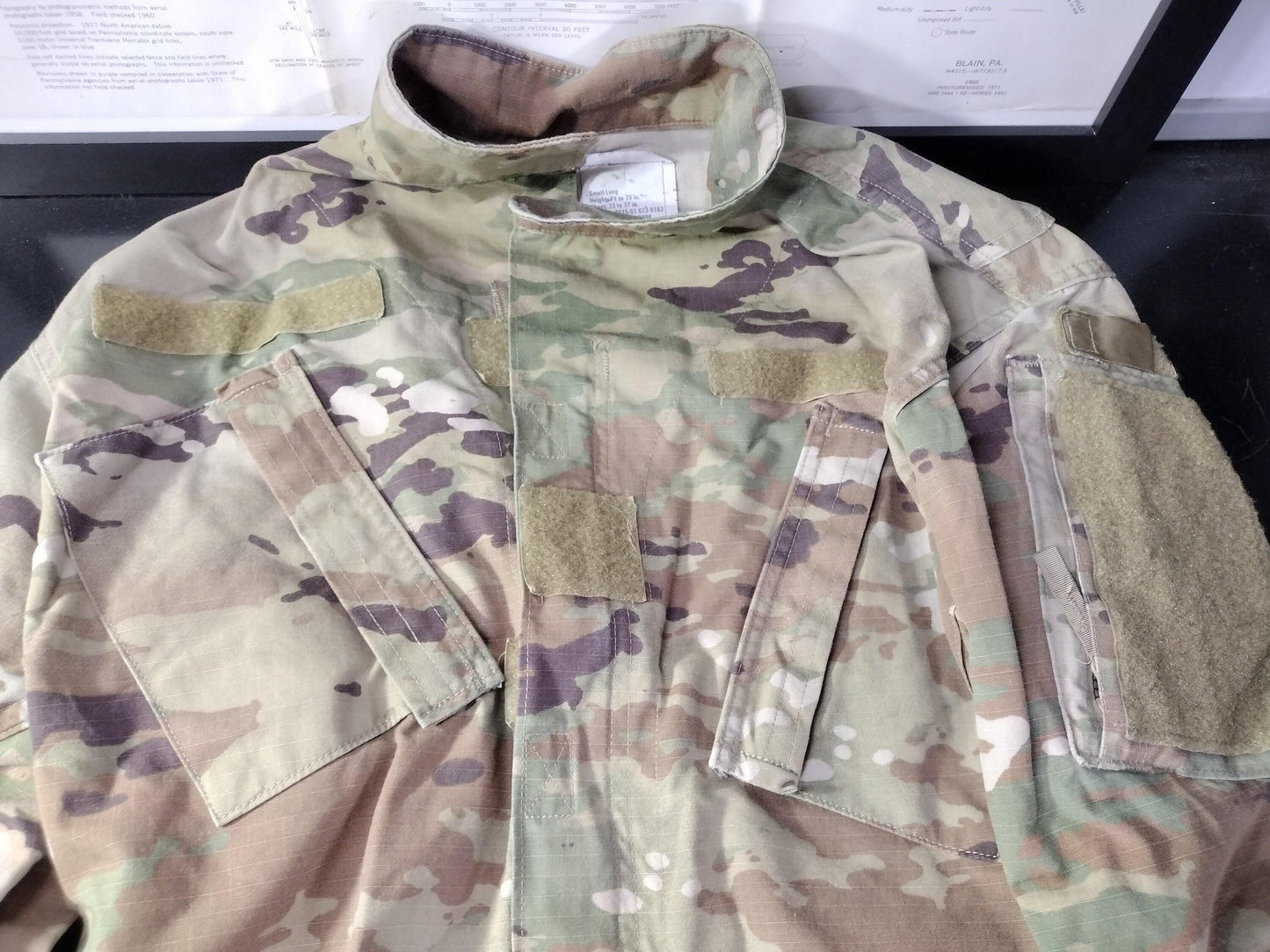 US Army Multicam Insect Repelling Combat Jacket (Size:Medium-Regular Unisex) | FREE US Shipping!