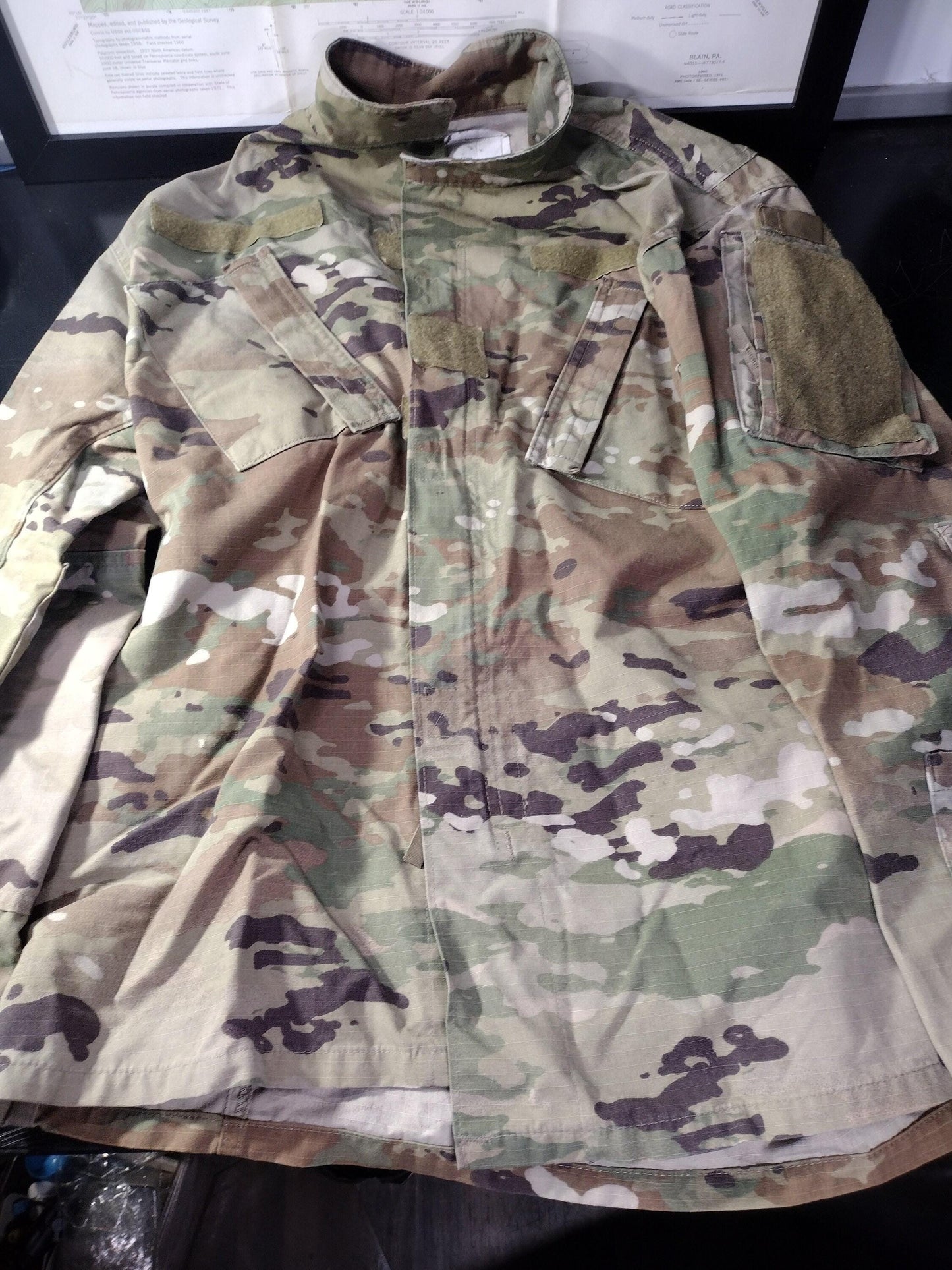 US Army Multicam Insect Repelling Combat Jacket (Size:Medium-Regular Unisex) | FREE US Shipping!