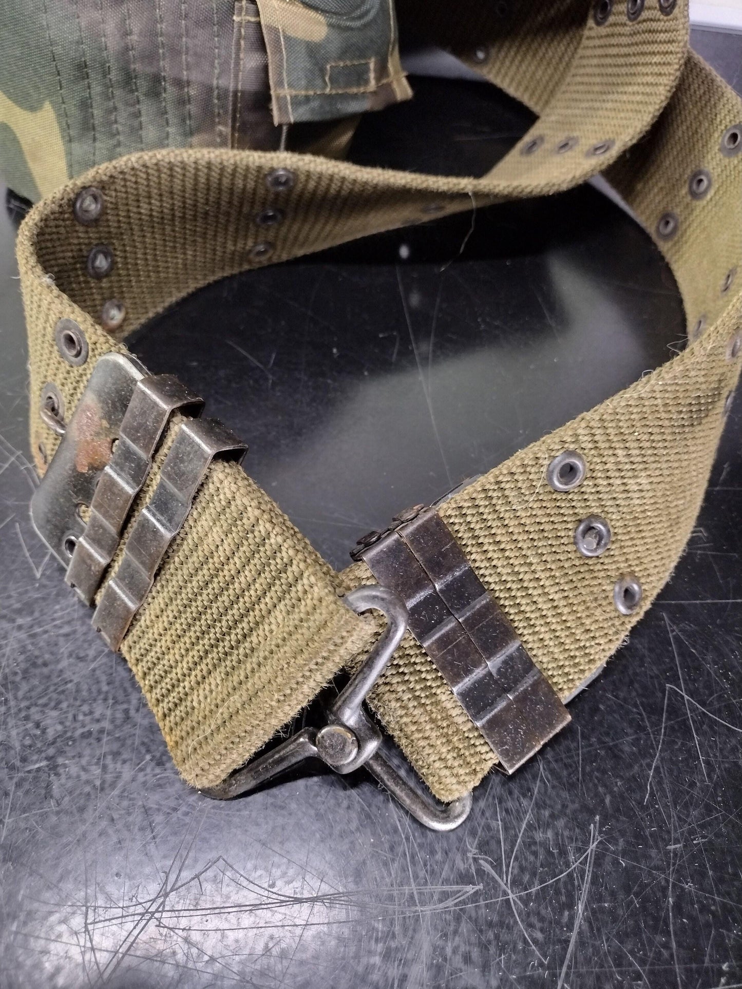 US Army Canteen & Pistol Belt Set (Metal Buckle) | FREE US Shipping!