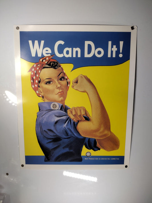 WW2 Poster "We Can Do It" | FREE US Shipping!