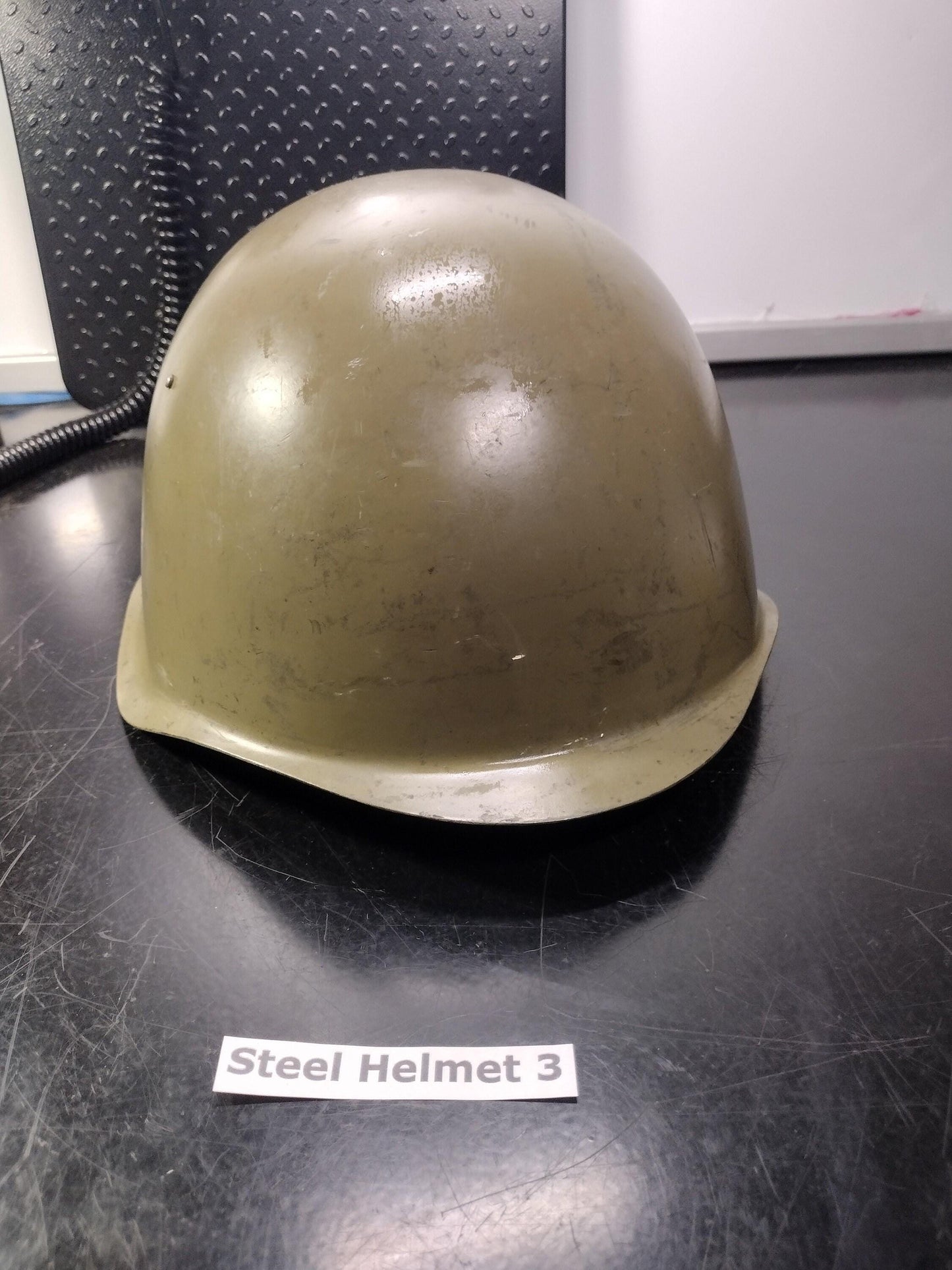 Military Steel Helmet (Size Unknown Bulgarian?) (Helmet 3)