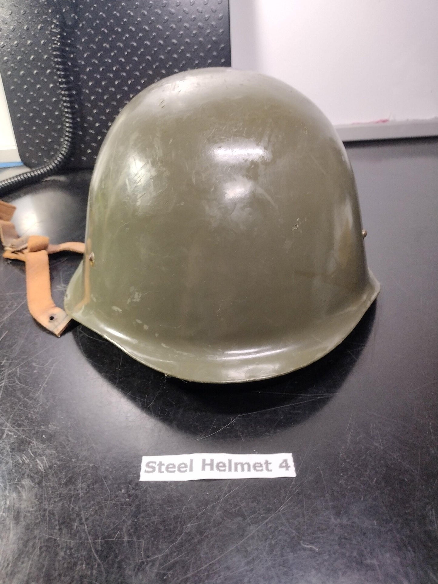 Military Steel Helmet (Size Unknown) (Helmet 4)