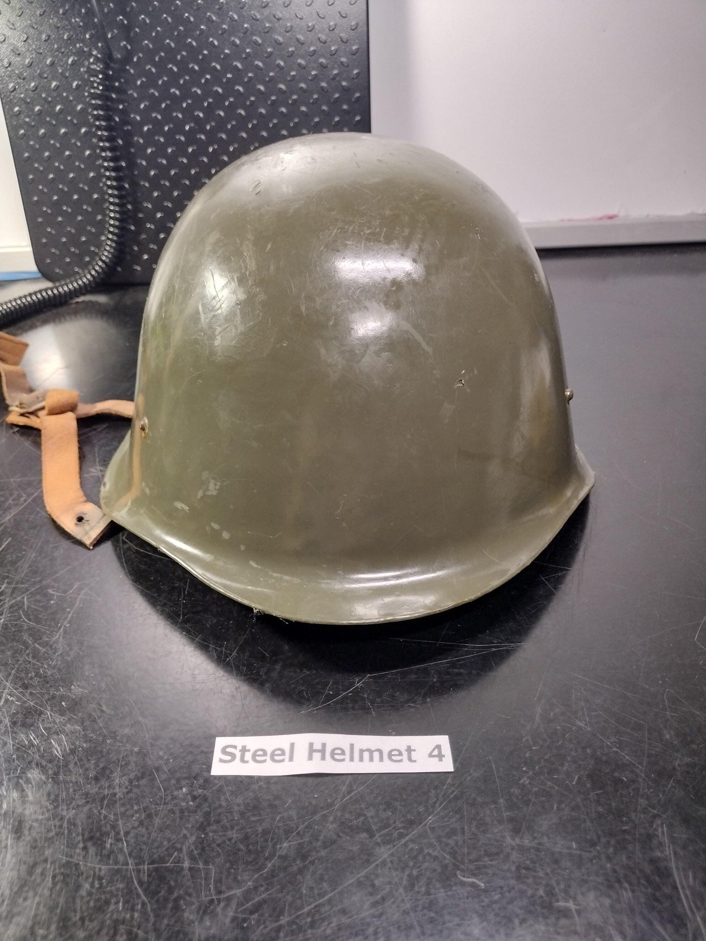 Military Steel Helmet (Size Unknown) (Helmet 4)