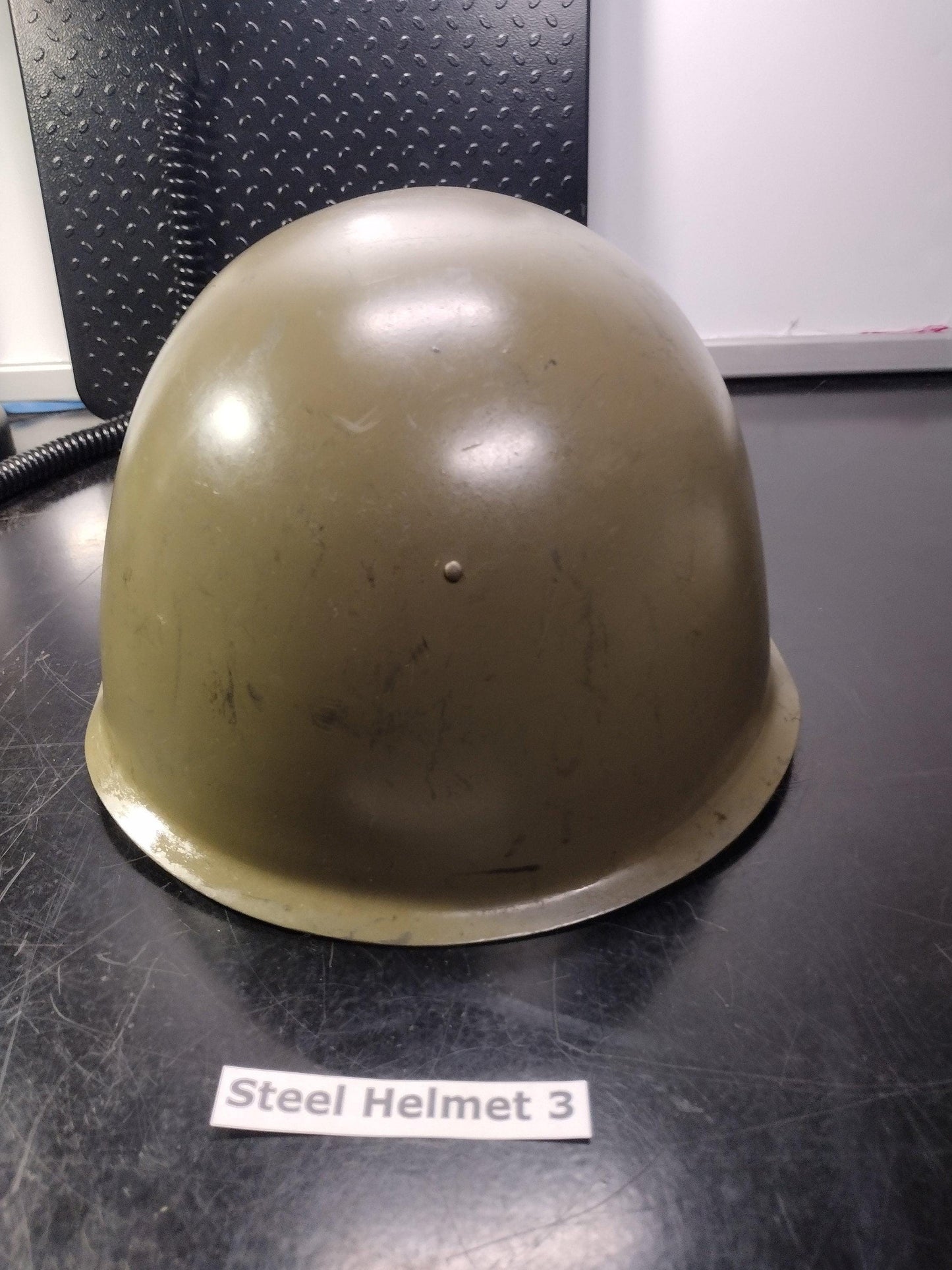 Military Steel Helmet (Size Unknown Bulgarian?) (Helmet 3)