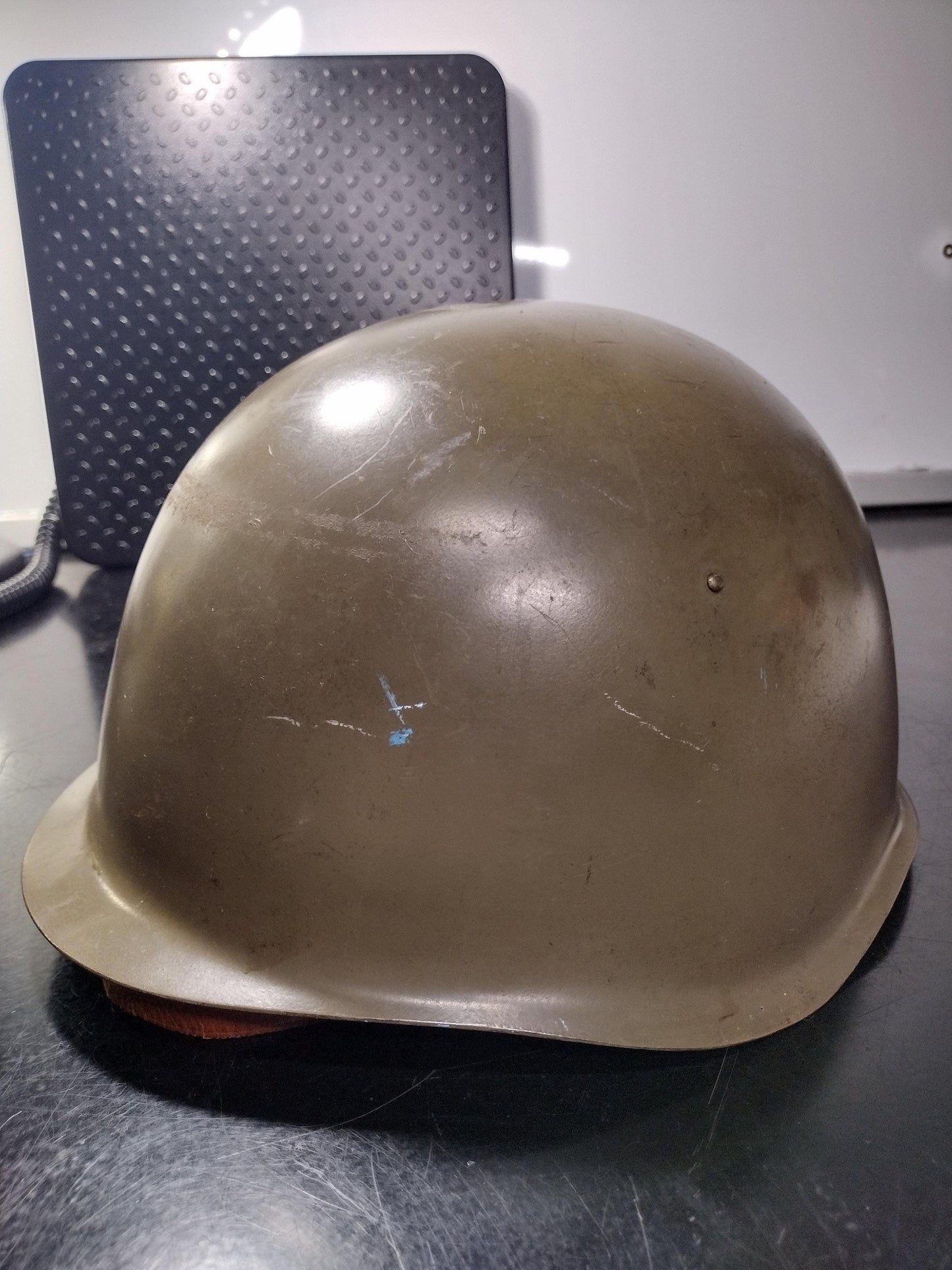 Military Steel Helmet (Size Unknown Bulgarian?)