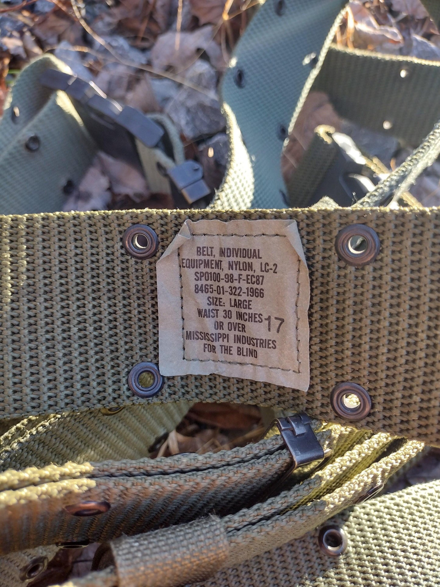 US Army Pistol Belt LC-2 (Alice system) | FREE Shipping!