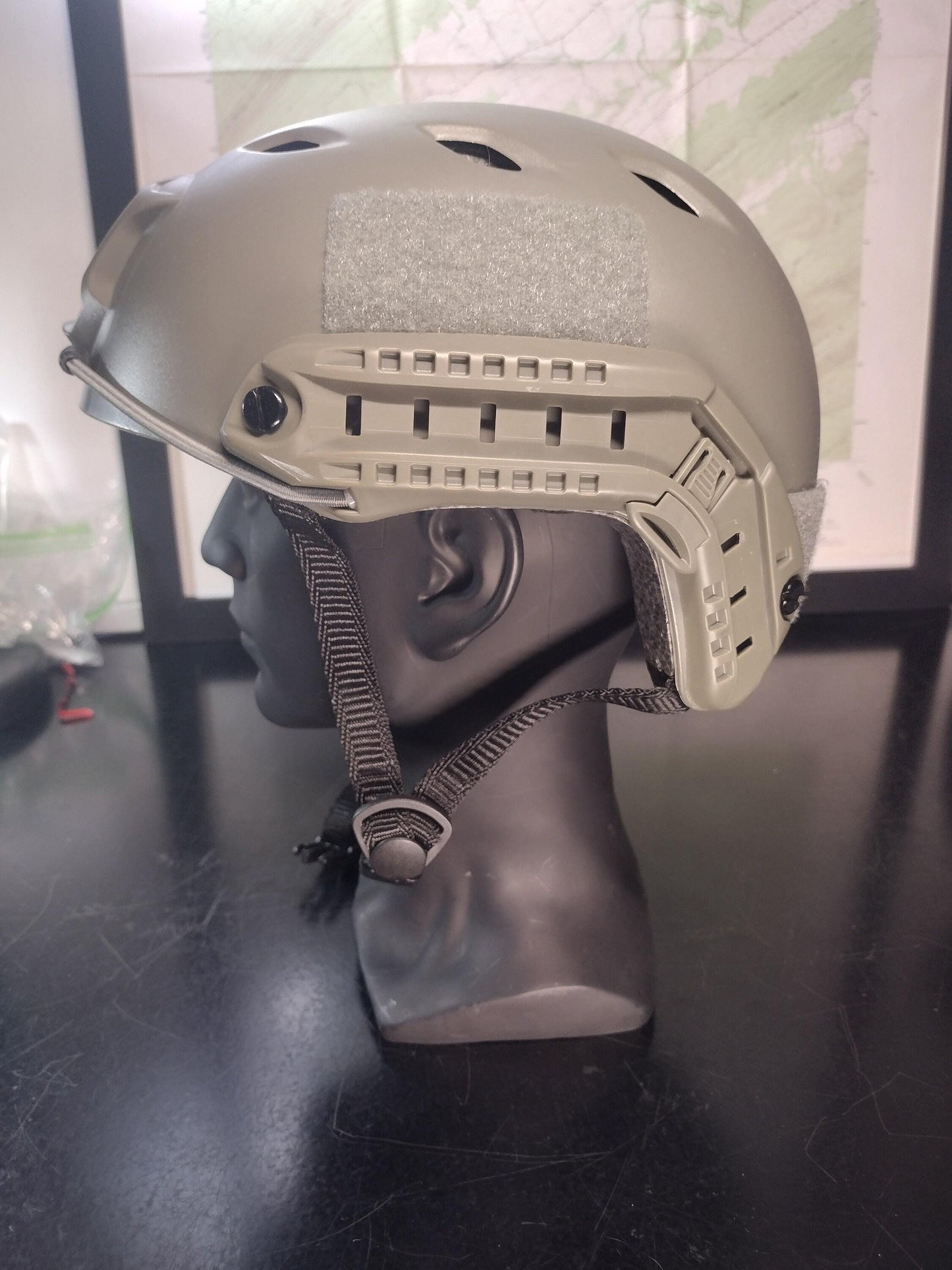 Airsoft Tactical Bump Helmet with Rails & NVG Mount (Size: Sm/Med With Adjustable Liner) | FREE US Shipping!