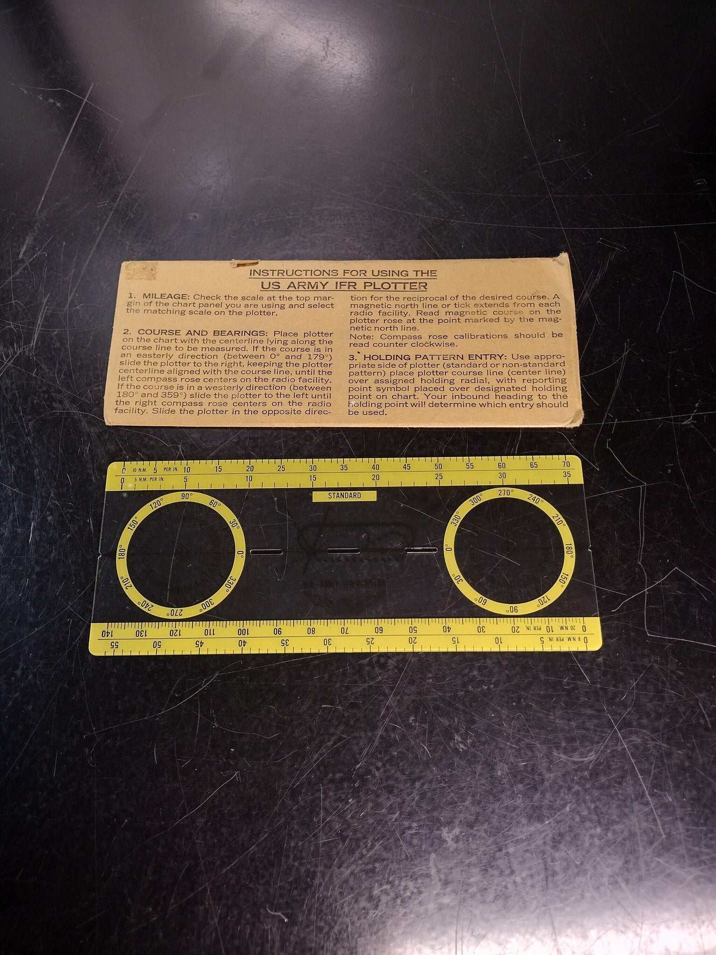 US Army IFR Plotter Tool and Envelope | FREE Us Shipping!