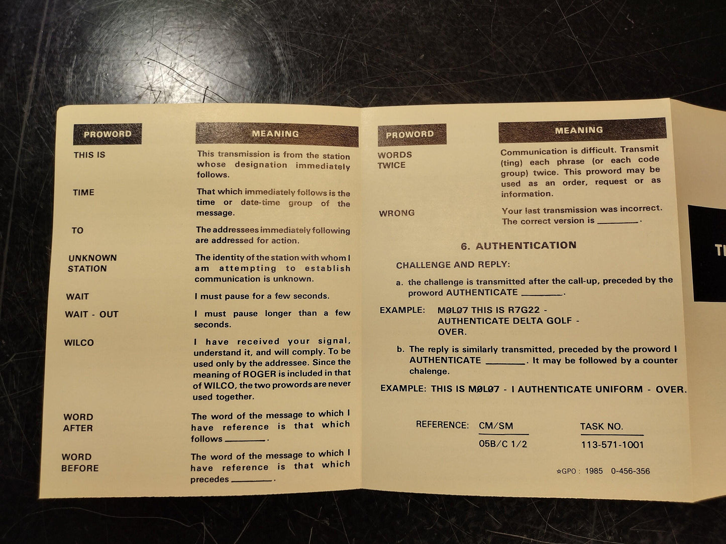 2x US Army Transmit or Receive a Radio Message Guide (1981 GTA 11-1-1) | FREE Us Shipping!