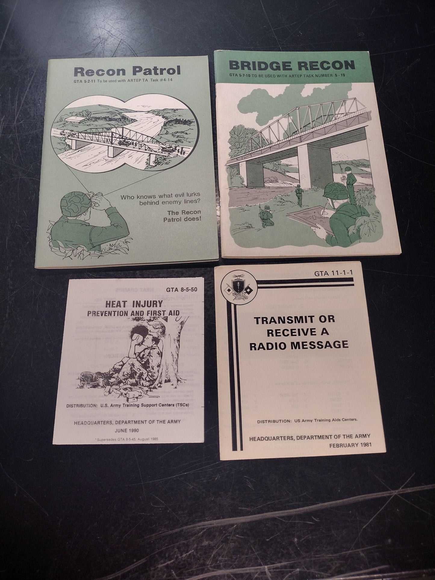 Bundle of US Army Recon Special Forces Ephemera Pamphlet Booklets | FREE US Shipping!