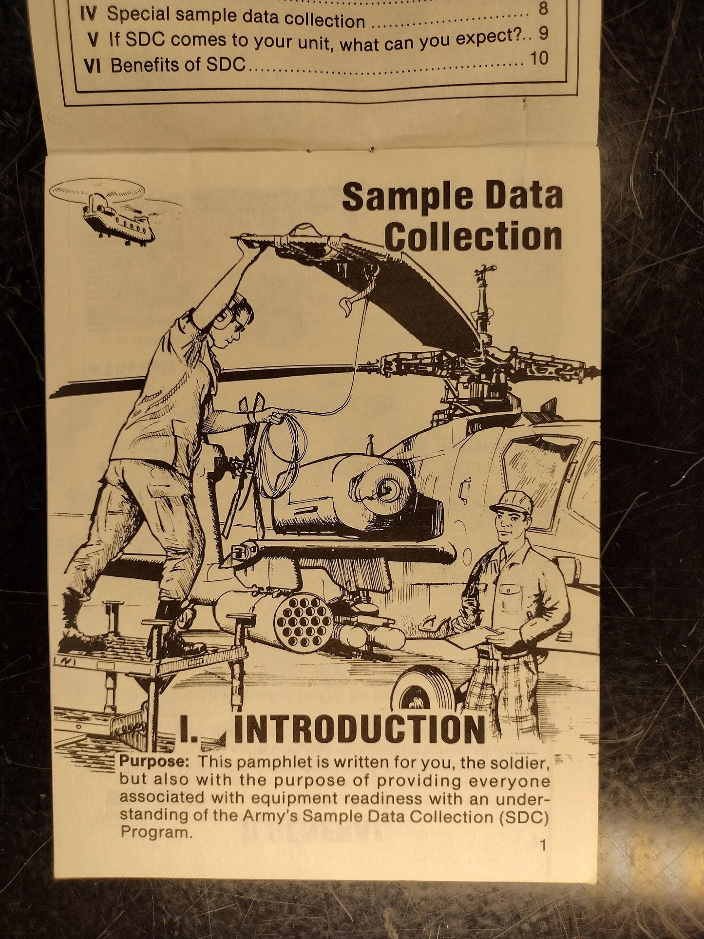 US Army Sample Data Collection Ephemera Pamphlet Booklet (April 1988) | FREE US Shipping!