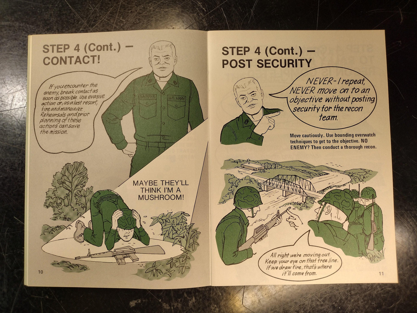 US Army Recon Patrol Ephemera Pamphlet Booklet From 1981 (GTA 5-2-11) | FREE Us Shipping!