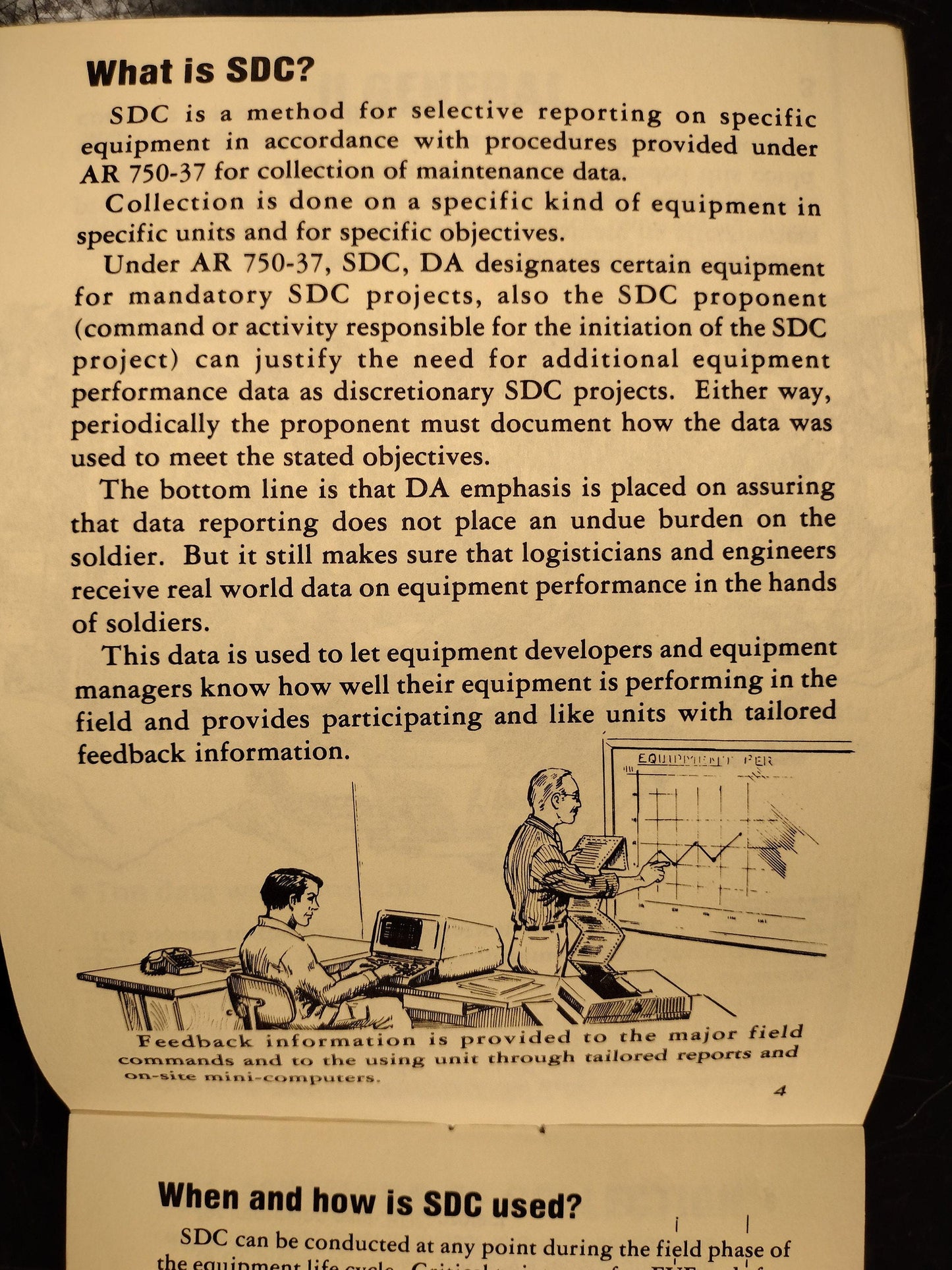 US Army Sample Data Collection Ephemera Pamphlet Booklet (April 1988) | FREE US Shipping!