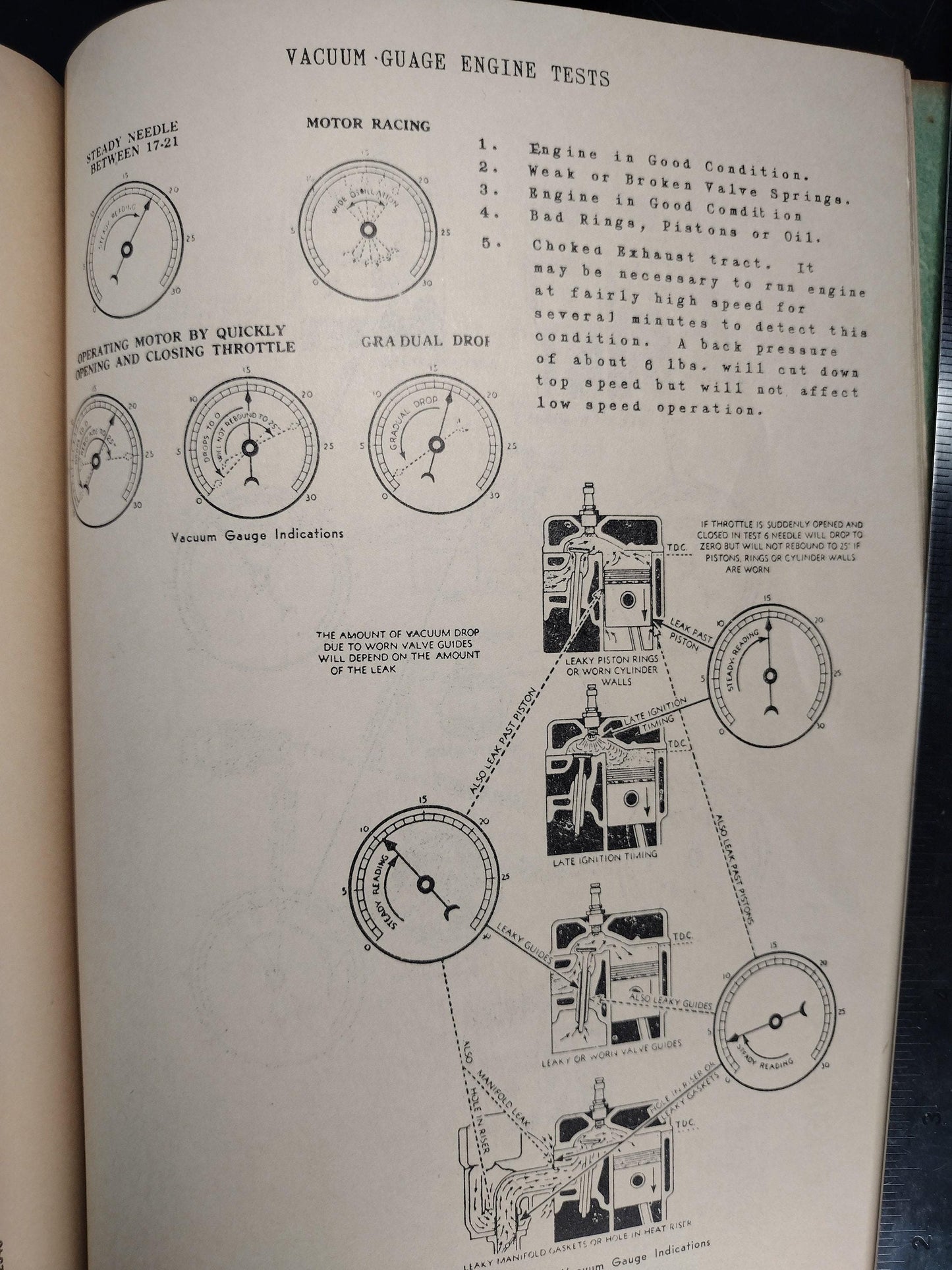 US Army Armored Force School Motor Inspection Guide 8th Revision From 1942 | FREE US Shipping!