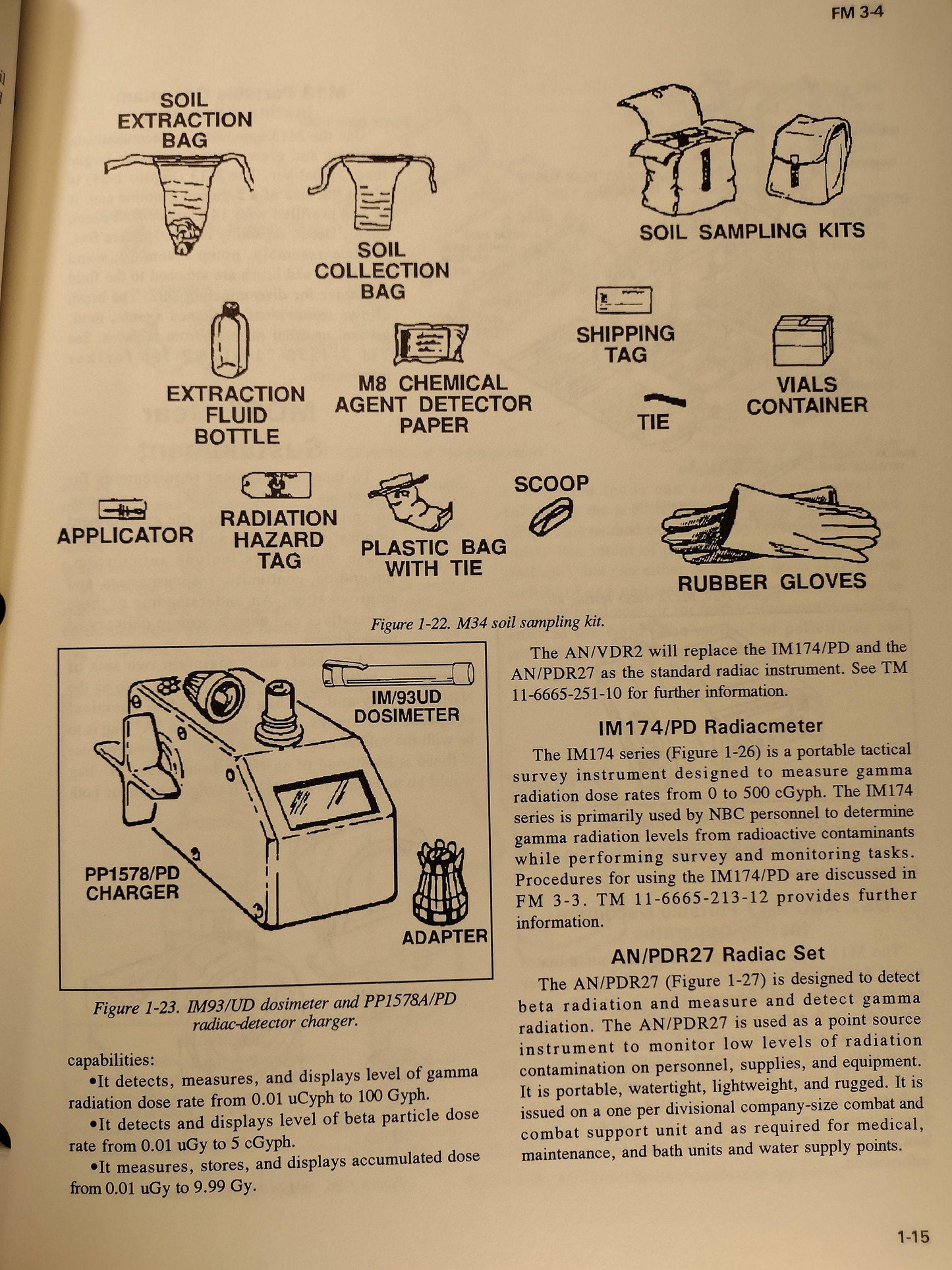 US Army & Marines NBC Protection - Ephemera Pamphlet Booklet | Free US Shipping!