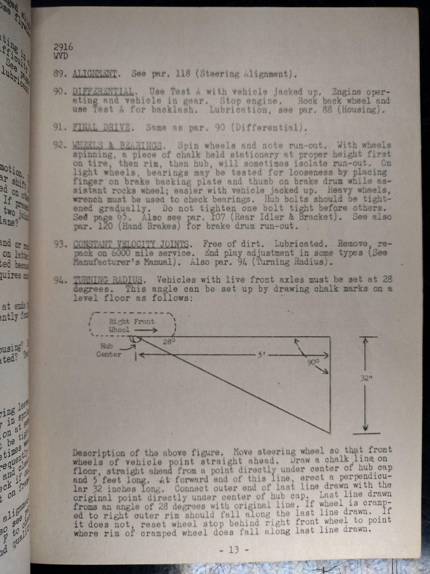 US Army Armored Force School Motor Inspection Guide 8th Revision From 1942 | FREE US Shipping!