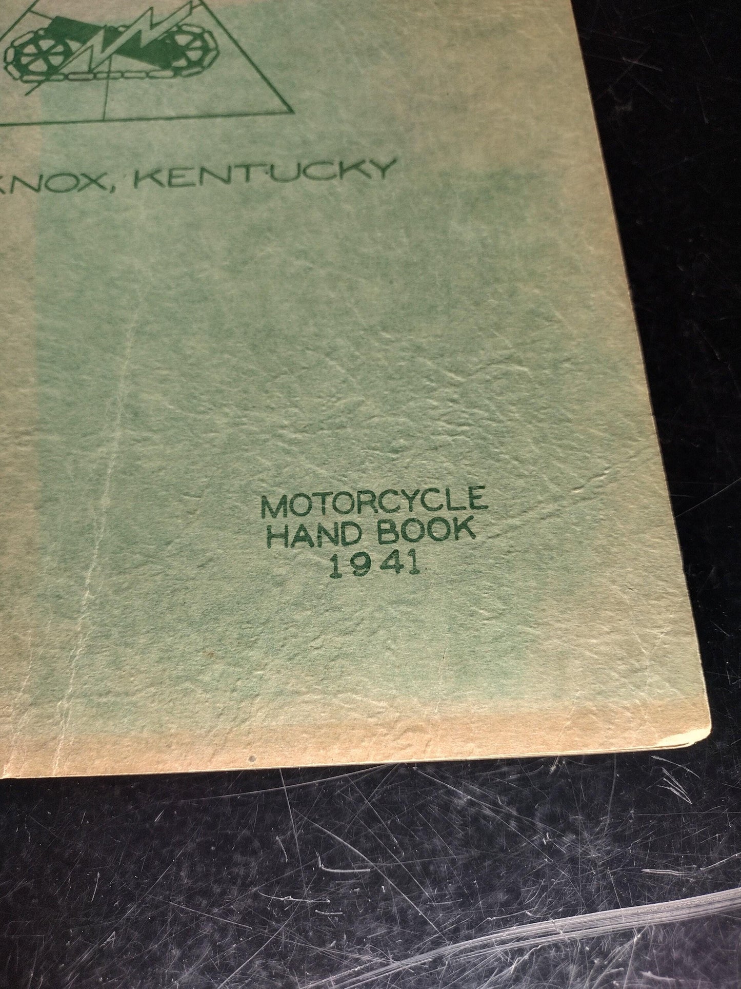 US Army Motorcycle Handbook From Army Armored Force School 1941 | FREE US Shipping!