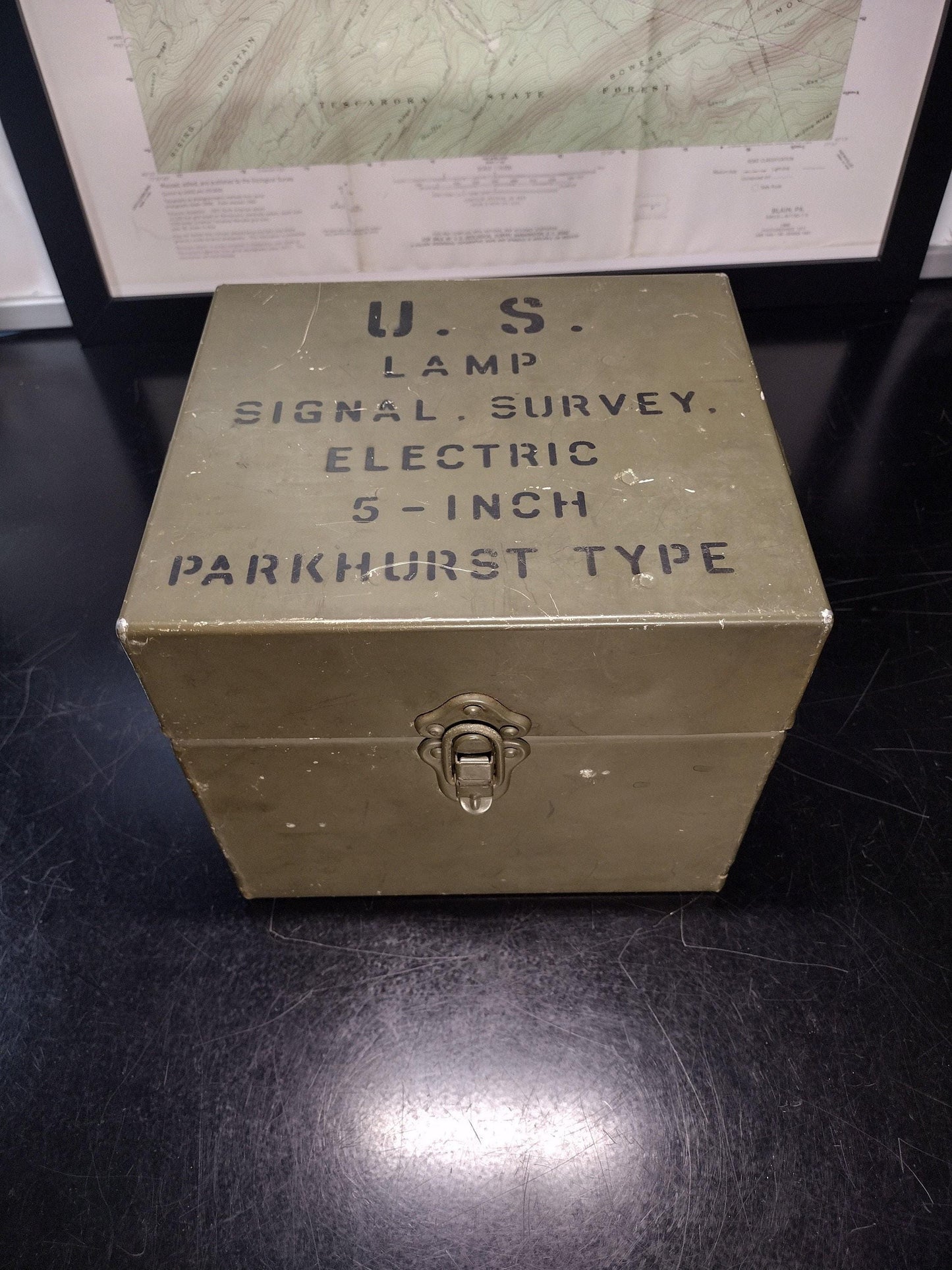 US Army World War 2 Signal & Survey Lamp Case | FREE US Shipping!