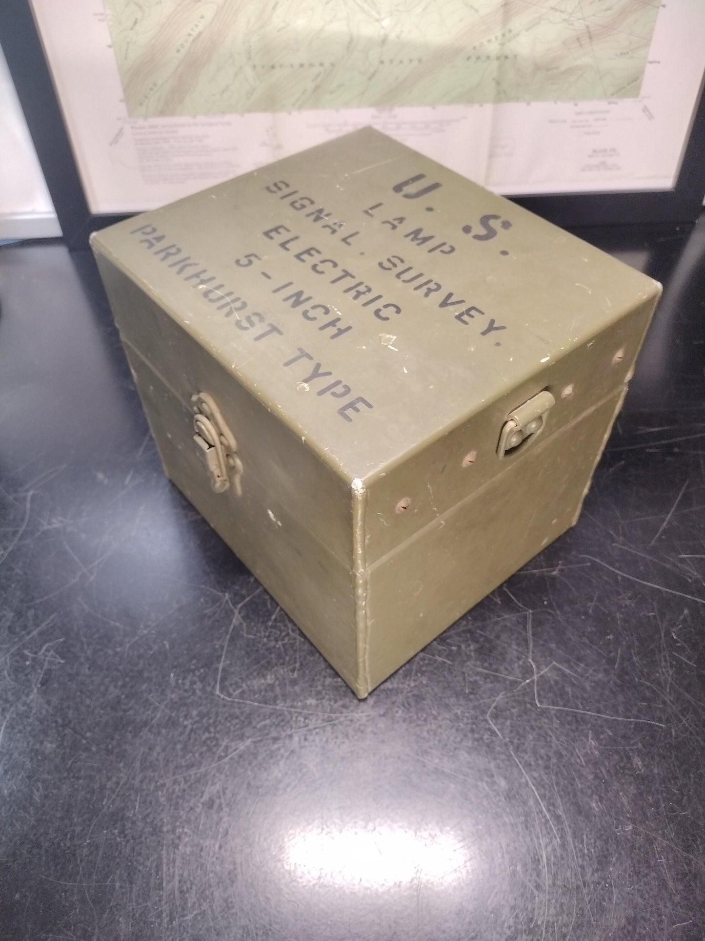 US Army World War 2 Signal & Survey Lamp Case | FREE US Shipping!