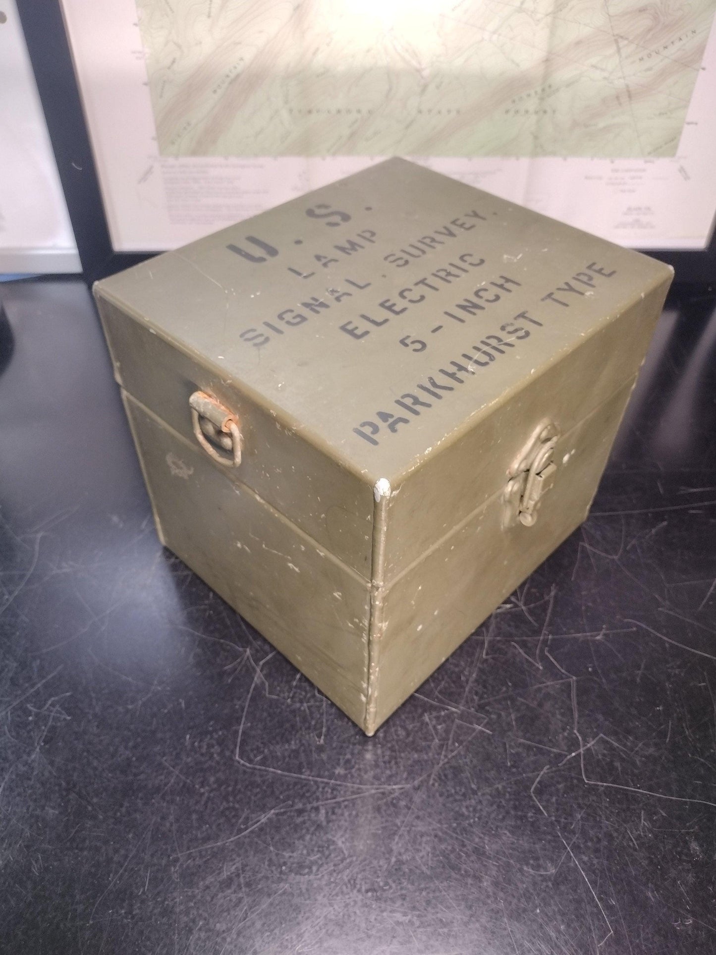 US Army World War 2 Signal & Survey Lamp Case | FREE US Shipping!