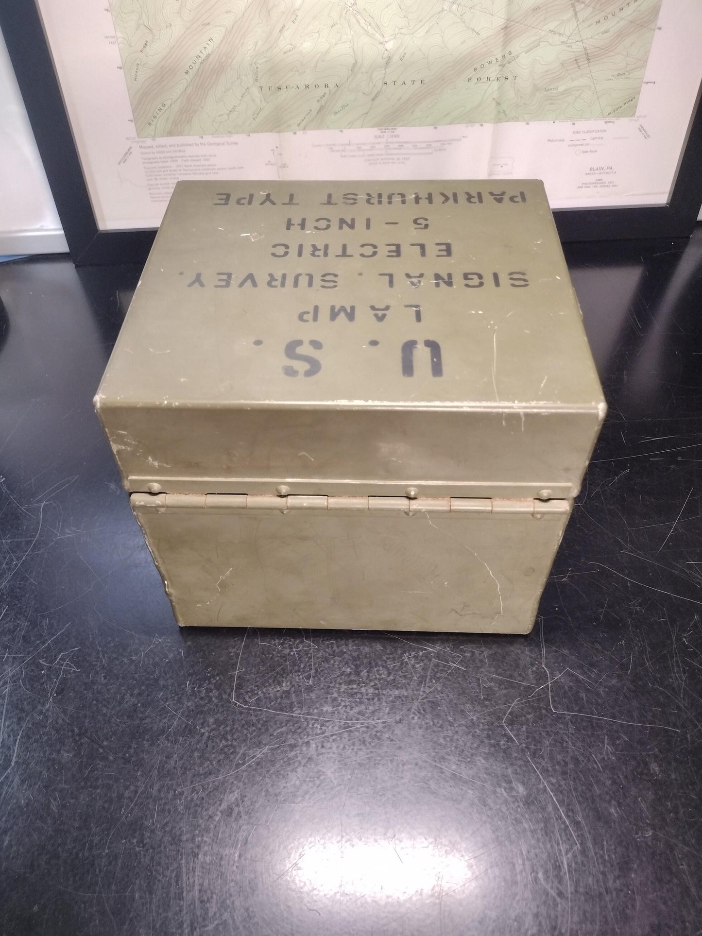 US Army World War 2 Signal & Survey Lamp Case | FREE US Shipping!