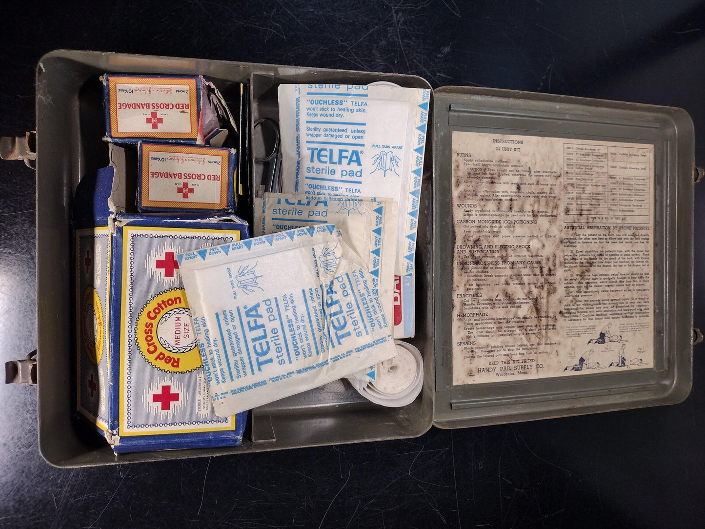 US Army First Aid Kit WW2 Era