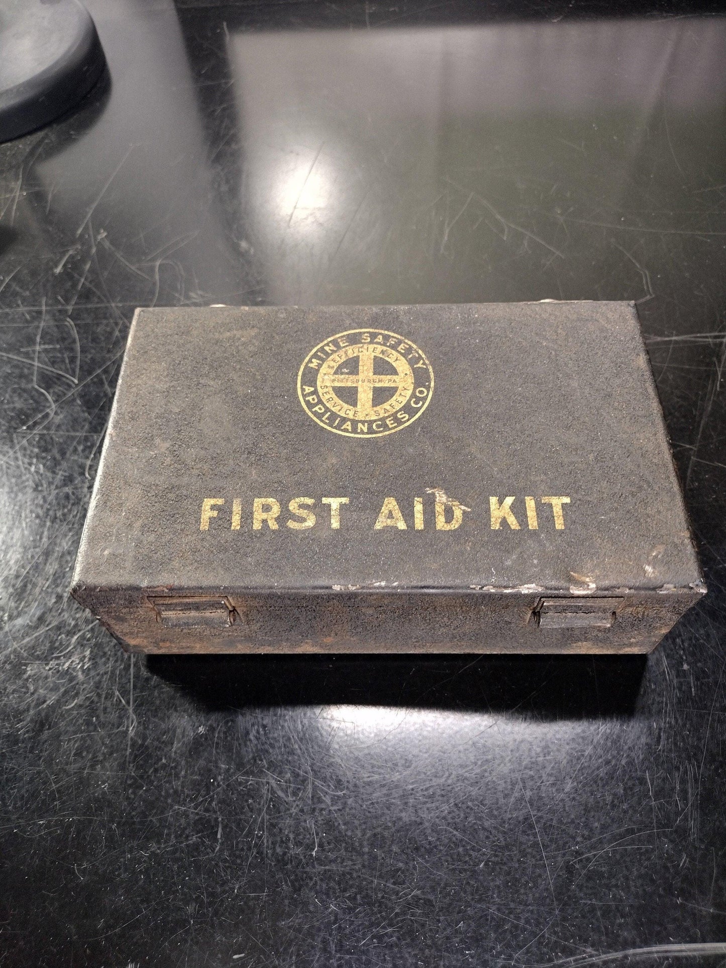 Vintage antique MSA First Aid Kit w/ Contents | FREE US Shipping!