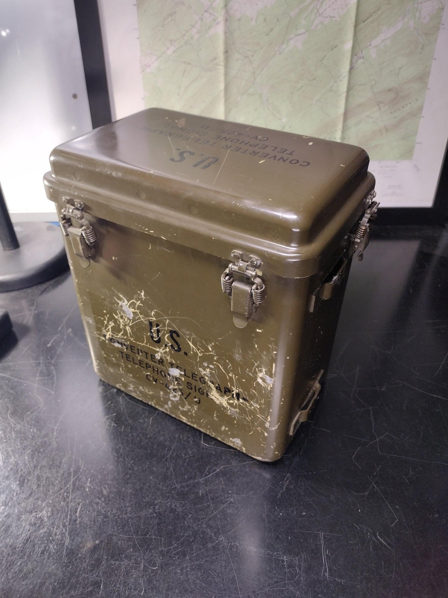 US Army Telegraph Converter Metal Case (CV-425/U)