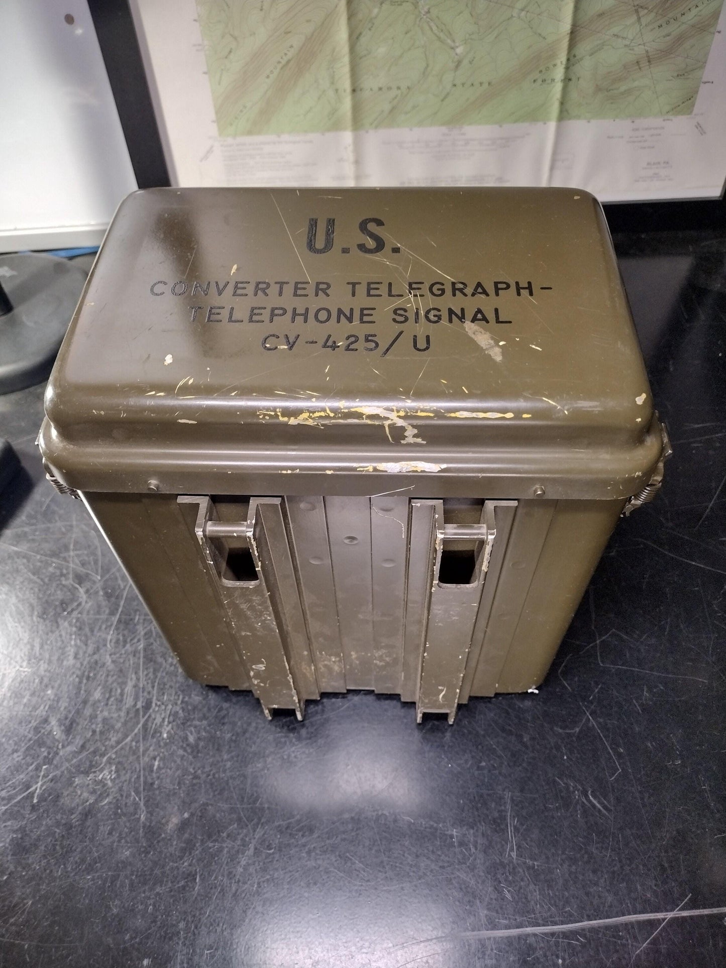 US Army Telegraph Converter Metal Case (CV-425/U)