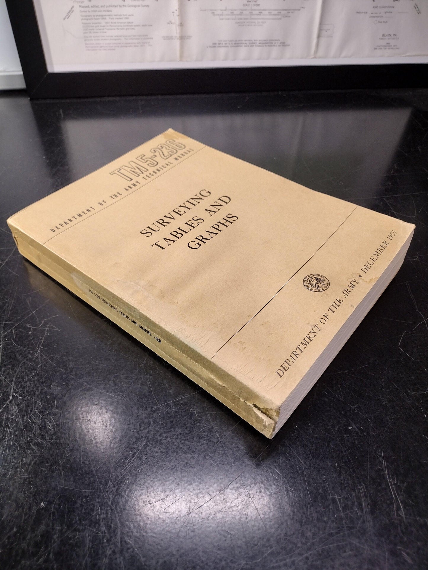 US Army Surveying Tables And Graphs (Dec 1955 - TM 5-236)