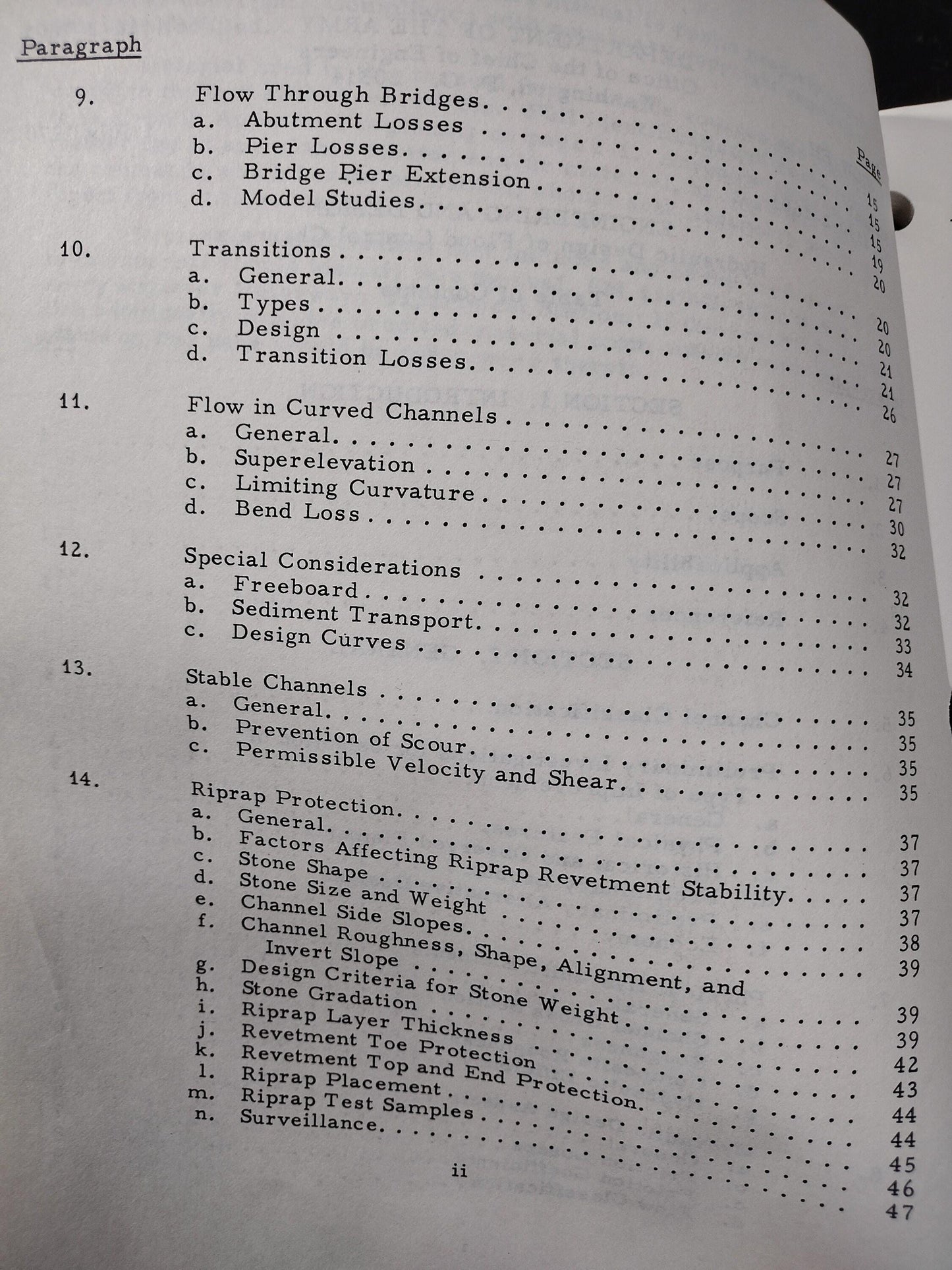 Hydraulic Design of Flood Control Channels Field Manual (1 July 1970 - EM-1110-2-1601)