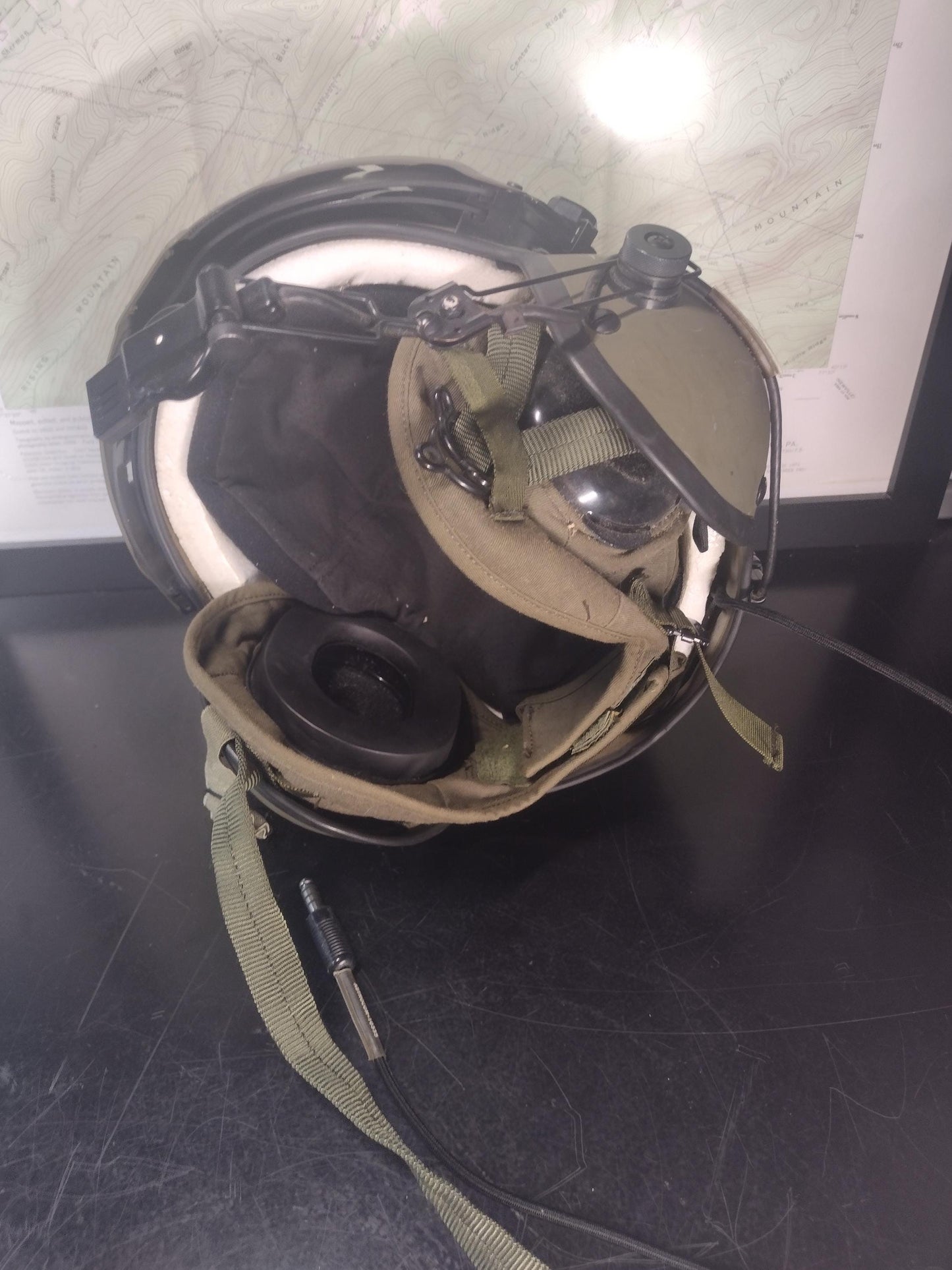 US Air Force Pilots Helmet w/ Visor & Mic (Sph-4B Size: Reg) | FREE US Shipping!