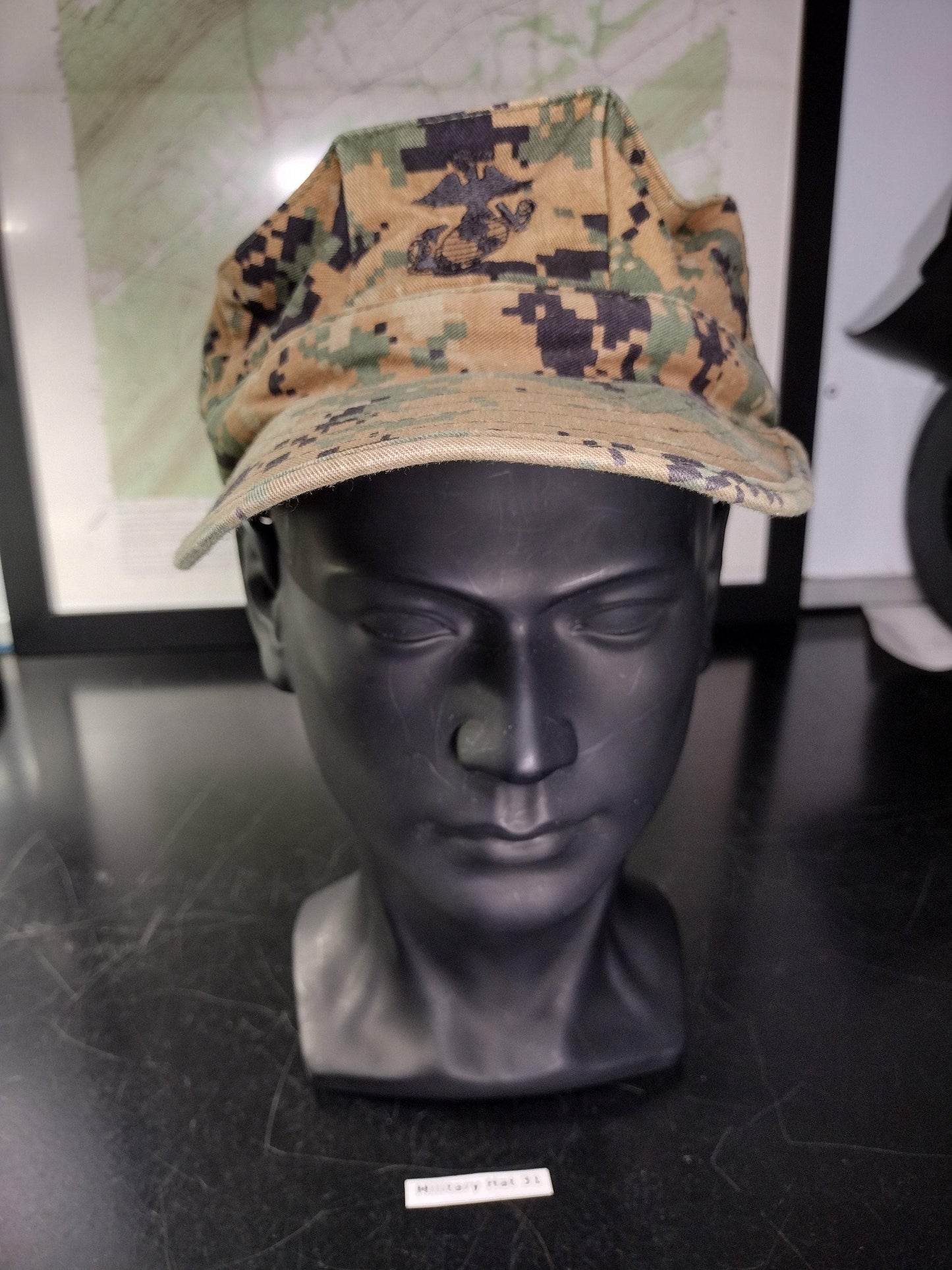 US Marine Corps Hat Digital Marpat Camo Garrison Hat (Size: X-Small) | FREE US Shipping!