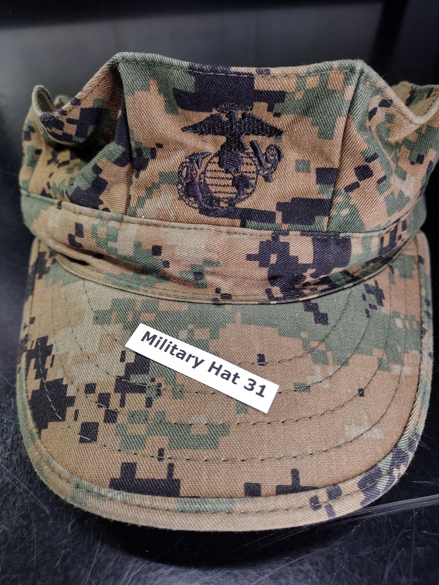 US Marine Corps Hat Digital Marpat Camo Garrison Hat (Size: X-Small) | FREE US Shipping!