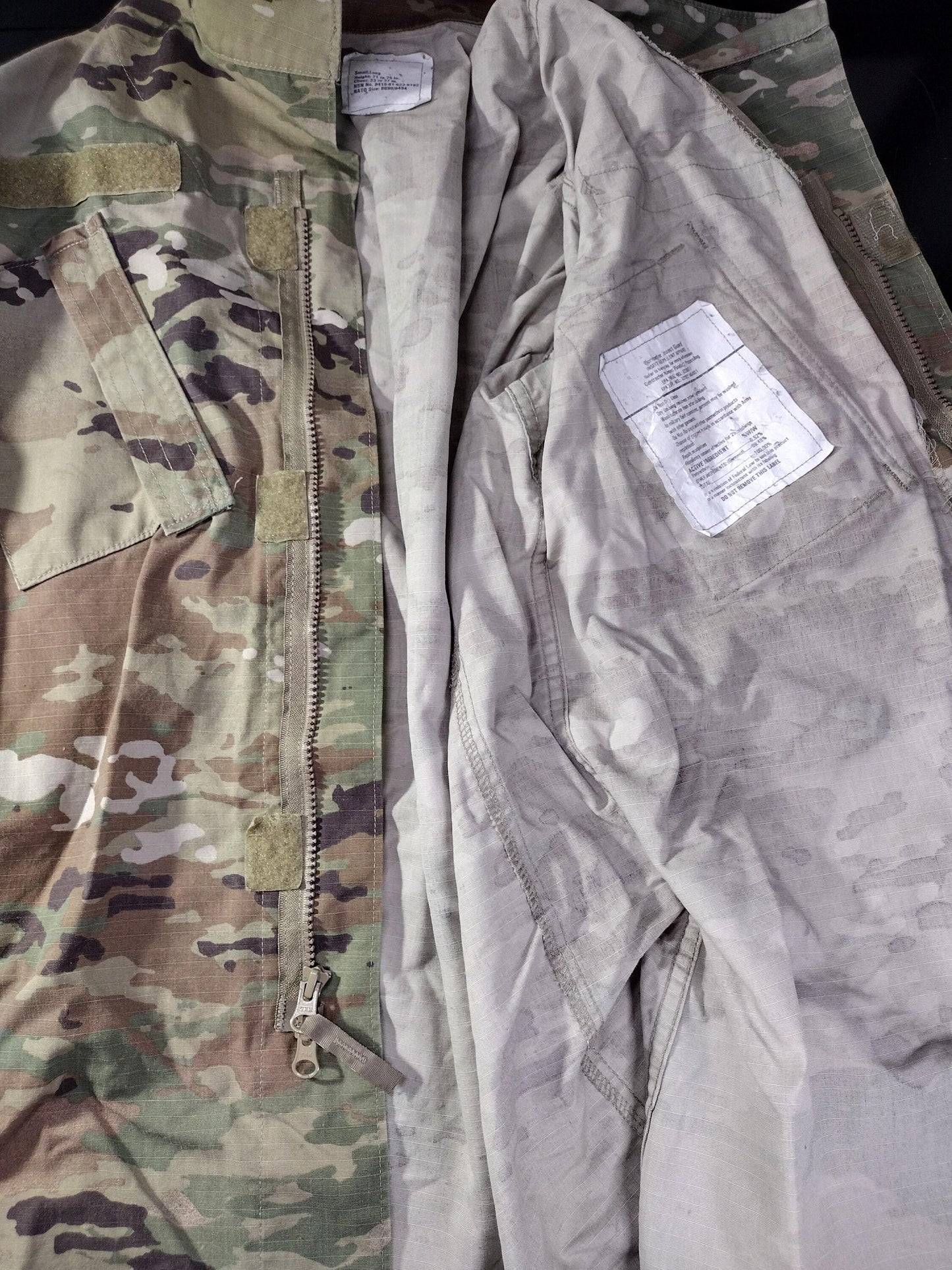 US Army Multicam Insect Repelling Combat Jacket (Size:Medium-Regular Unisex) | FREE US Shipping!