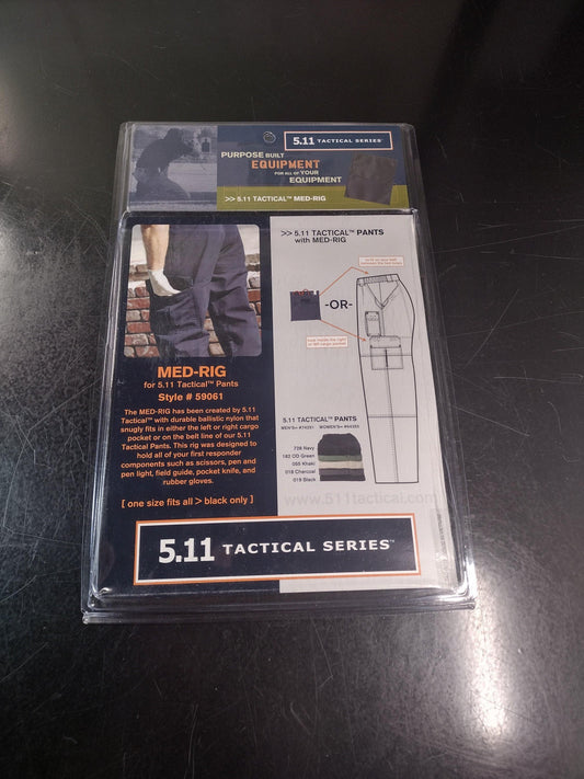 2x NEW 5.11 Tactical Medic Med-Rig Pouch | #59061 (Black) | FREE US Shipping!